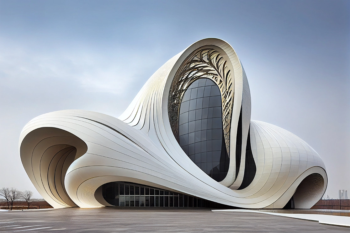 futuristic architecture